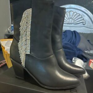 Rhinestone boots